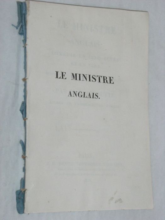 Le Ministre anglais, comédie en cinq actes et en vers, …