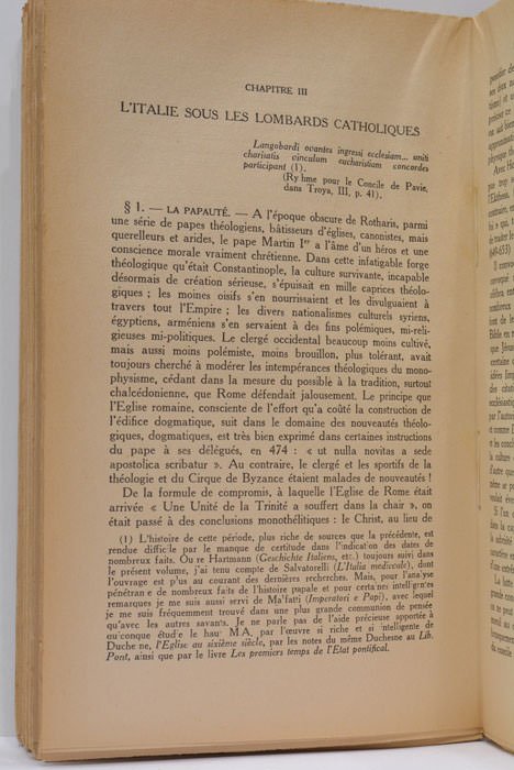 Le Moyen Âge Barbare en Italie. Traduction de Jean Gonnet, …