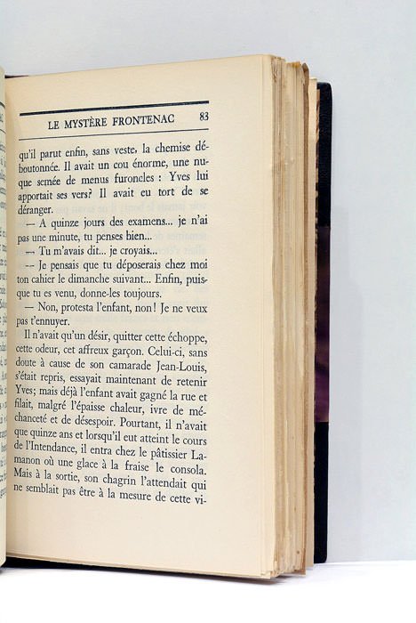 Le Mystère Frontenac. Roman.