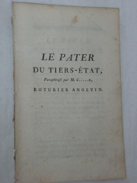 Le Pater du Tiers-Etat.