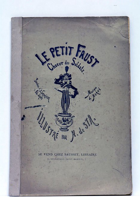 Le Petit Faust. Choeur des Soldats. Musique d'Hervé. Illustré par …