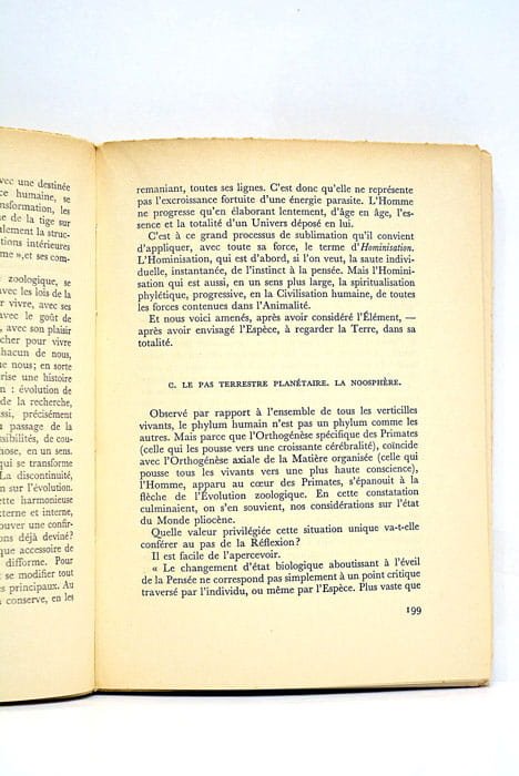 Le phénomène humain.