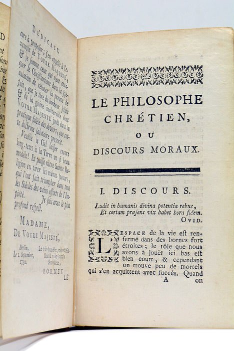 Le Philosophe Chrétien, ou Discours Moraux.