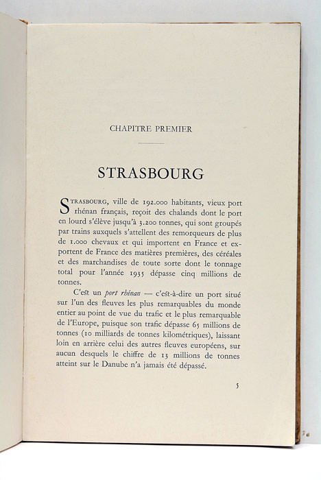 LE PORT DE STRASBOURG.