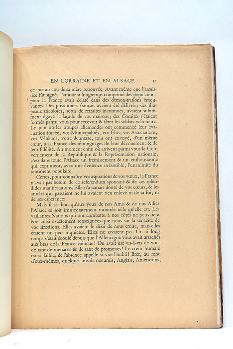 LE PRÉSIDENT DE LA RÉPUBLIQUE EN LORRAINE ET EN ALSACE. …