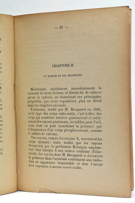 Le Radium et les nouvelles radiations. Portraits de M. et …