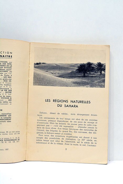 Le Sahara. Désert mystérieux.