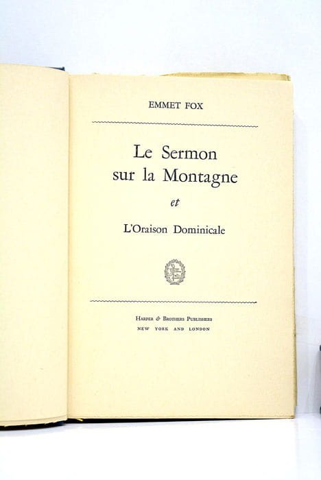 Le Sermon sur la Montagne et L'Oraison Dominicale.