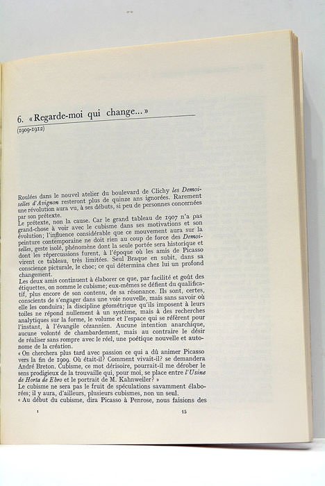 Le siècle de Picasso. I- La jeunesse. Le cubisme. Le …