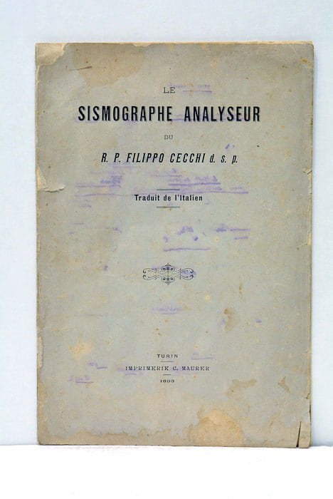 Le Sismographe Analyseur. Traduit de l'italien.