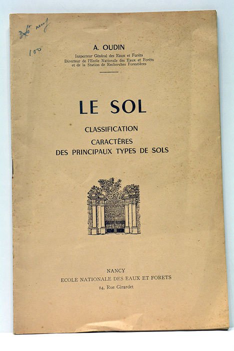 Le Sol. Classification. Caractères des principaux types de sols.