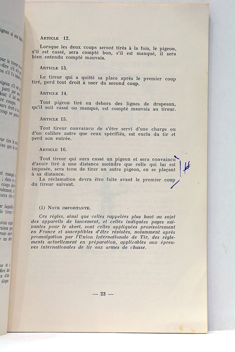 LE TIR AUX ARMES DE CHASSE SUR BUTS MOBILES.