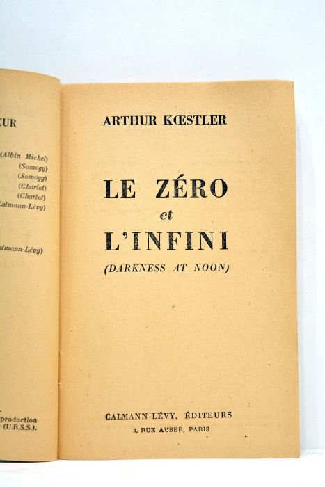 Le zéro et l'infini (Darkness at Noon).