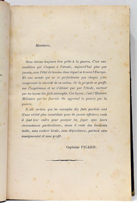 Leçons d'Histoire et de Geógraphie Militaires. 1854 à 1886. Avec …
