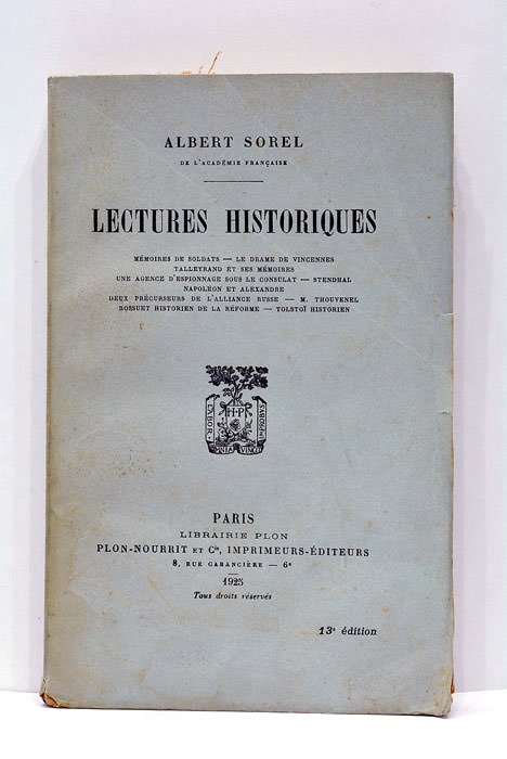 Lectures Historiques. Mémoires de soldats - Le drame de Vincennes …