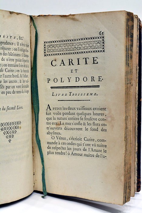 Les amours de Carite et Polydore, roman traduit du grec.