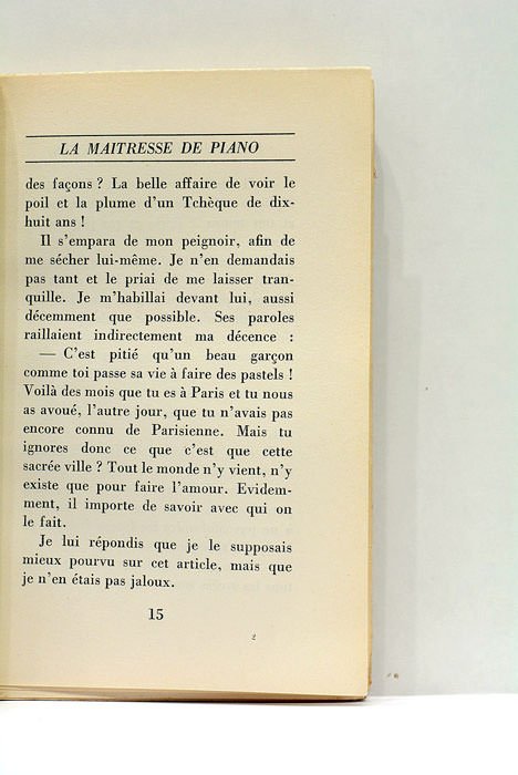 Les Amours singulières.