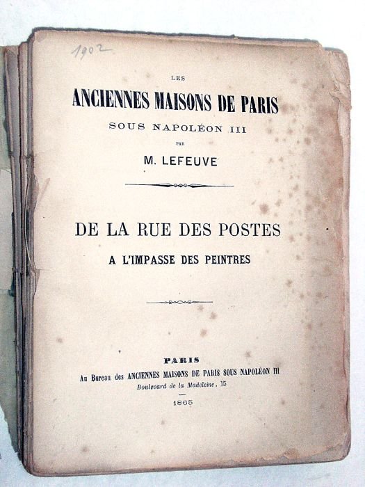 Les Anciennes Maisons de Paris sous Napléon III. De la …
