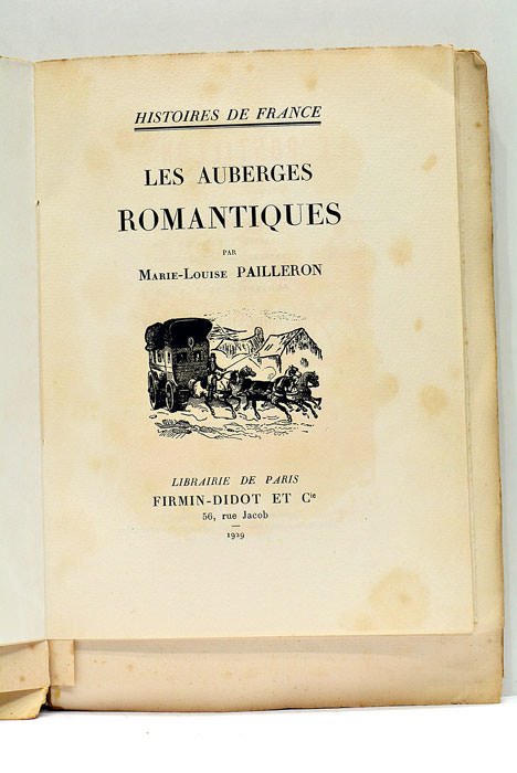 Les auberges romantiques.