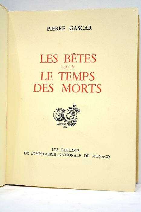 Les Bêtes. Suivi de Le temps des morts.