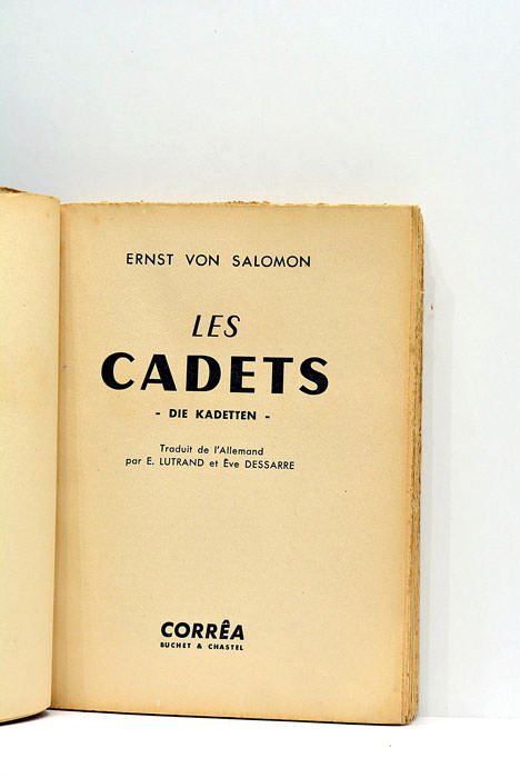 Les cadets. Die kadetten. Traduit de l'Allemand par E. Lutrand …