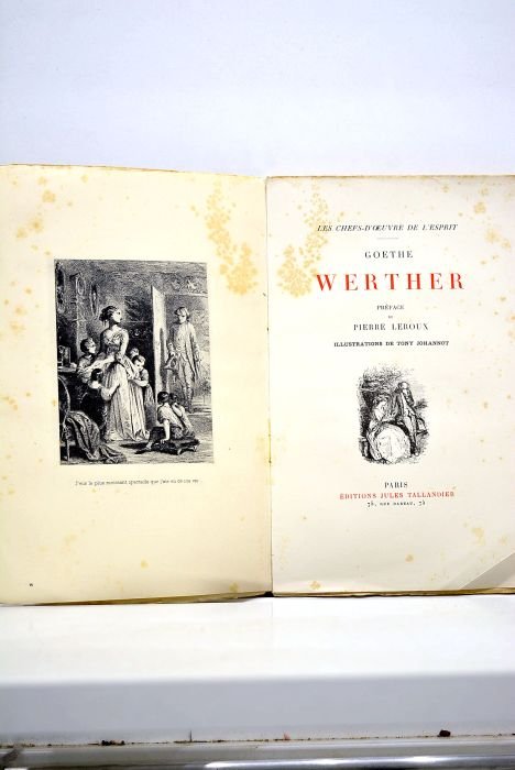 Les chefs d'oeuvre de l'esprit. Goethe. Préface de Pierre Leroux. …
