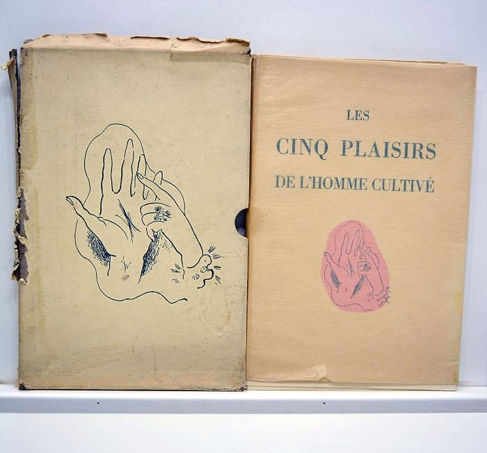 Les cinq plaisirs de l'homme cultivé. Illustration de Vertès.