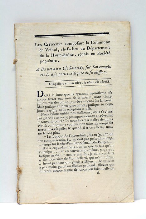 Les Citoyens composant la commune de Vesoul, chef lieu du …