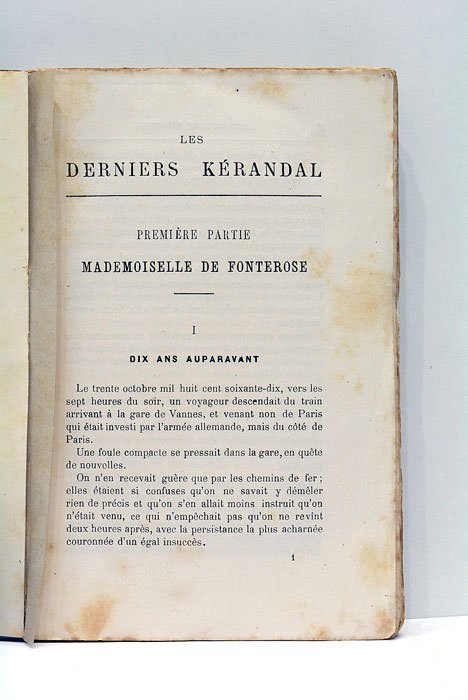 Les derniers Kérandal. I Mademoiselle de Fonterose. II Juana Trélan.