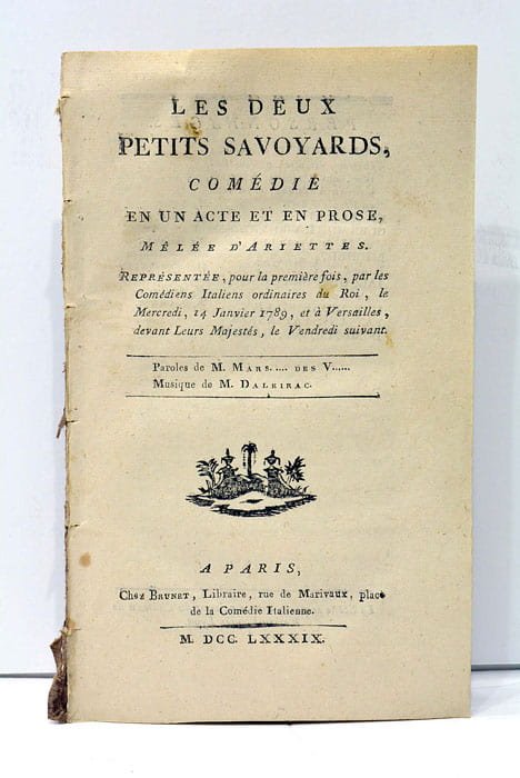 LES DEUX PETITS SAVOYARDS, Comédie en un acte et en …