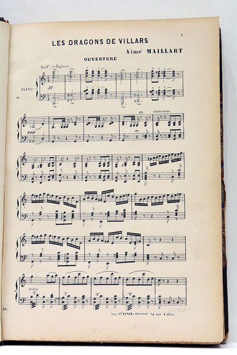 Les Dragons de Villars. Opéra Comique en trois Actes. Paroles …