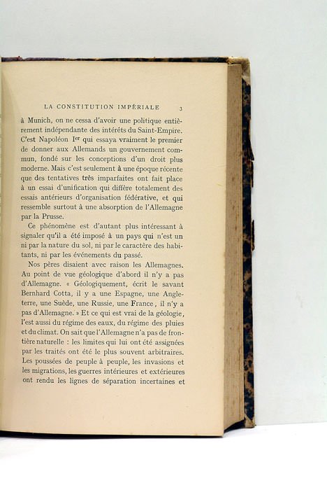 Les embarras de l'Allemagne. Sixième édition. Revue et augmentée.