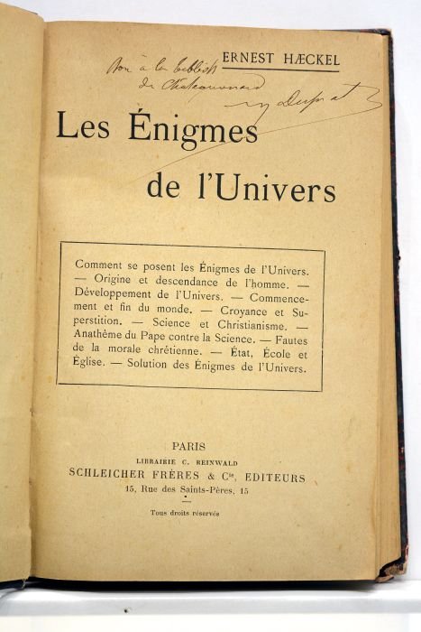 Les Enigmes de l'Univers. Comment se posent les Enigmes de …