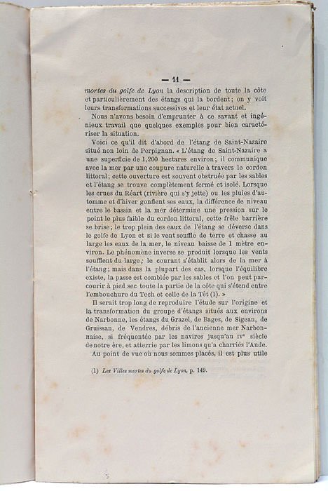 Les étangs salés des bords de la Mer Méditerranée et …