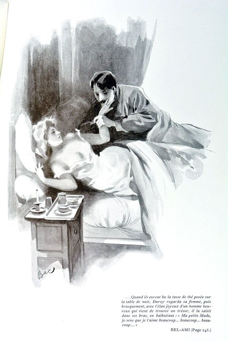 LES FEMMES DE BELAMI. Illustrations de F. Bac.