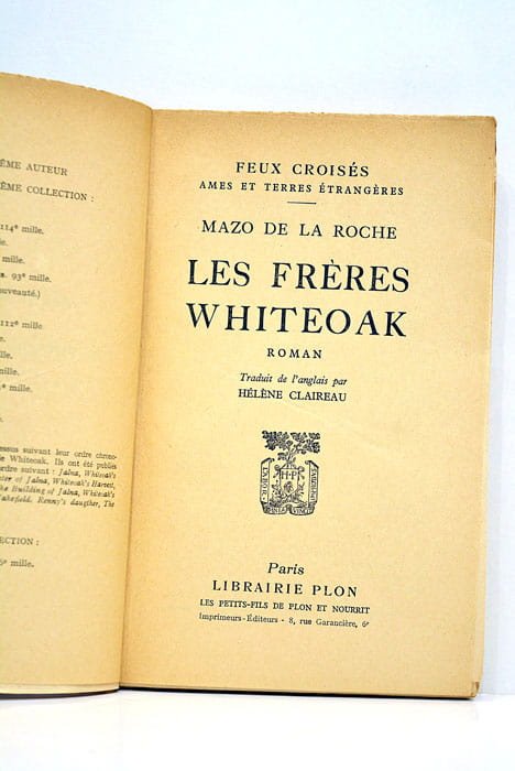 Les frères Whiteoak.