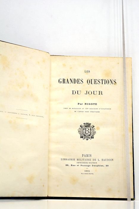 Les grandes questions du jour.