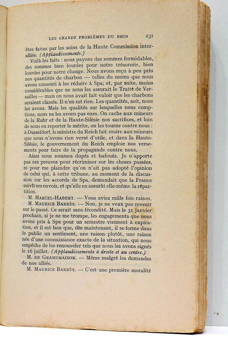 Les Grands Problèmes du Rhin.