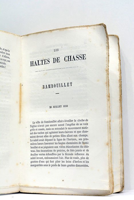 Les haltes de chasse.