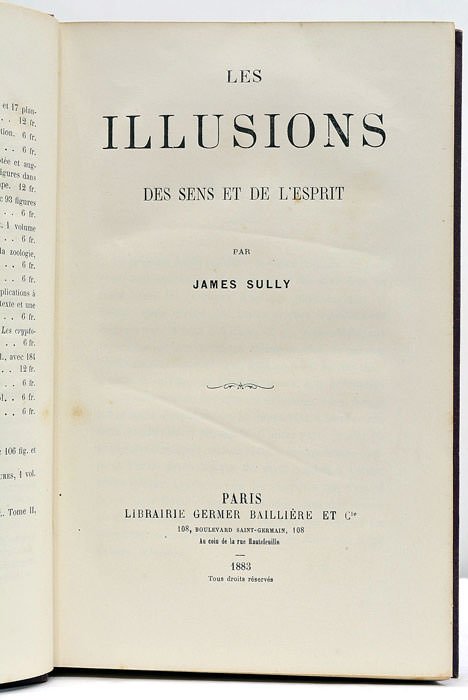 Les Illusions des Sens et de l'Esprit.
