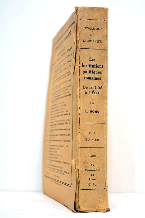 Les institutions politiques romaines. De la cité à l'état.