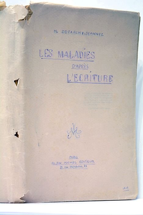 Les maladies d'après l'écriture.