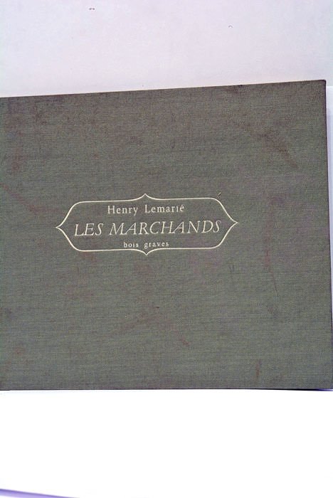 Les marchands. Bois gravés.