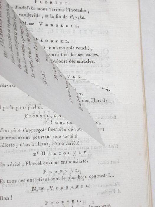 Les Moeurs du Jour, ou L'École des Jeunes Femmes, Comédie, …