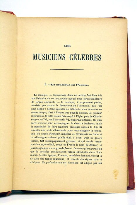 Les musiciens célèbres.