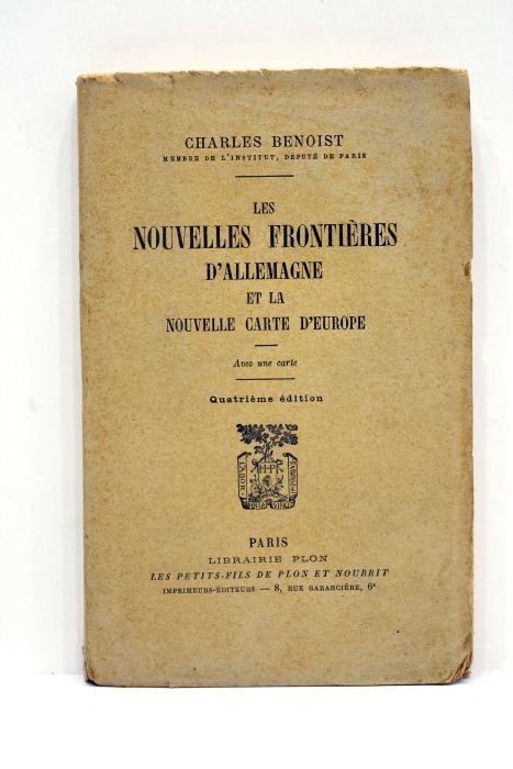 Les nouvelles frontières d'Allemagne et la Nouvelle carte d'Europe. Avec …