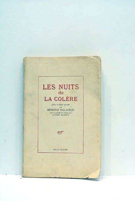 Les nuits de la colère. Pièce en deux parties. Avec …
