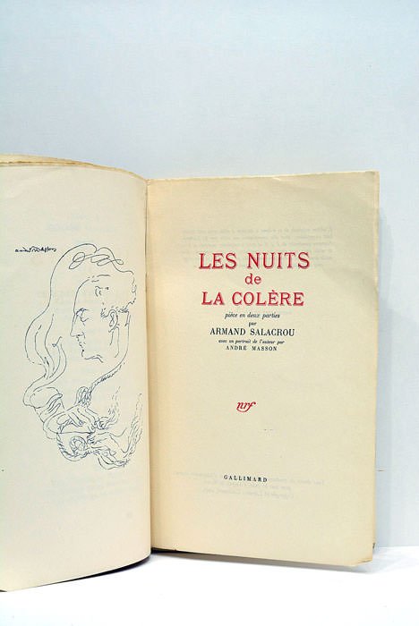 Les nuits de la colère. Pièce en deux parties. Avec …