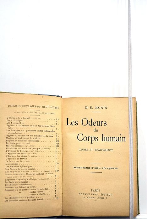 Les odeurs du corps humain. Causes et traitements. Nouvelle édition …