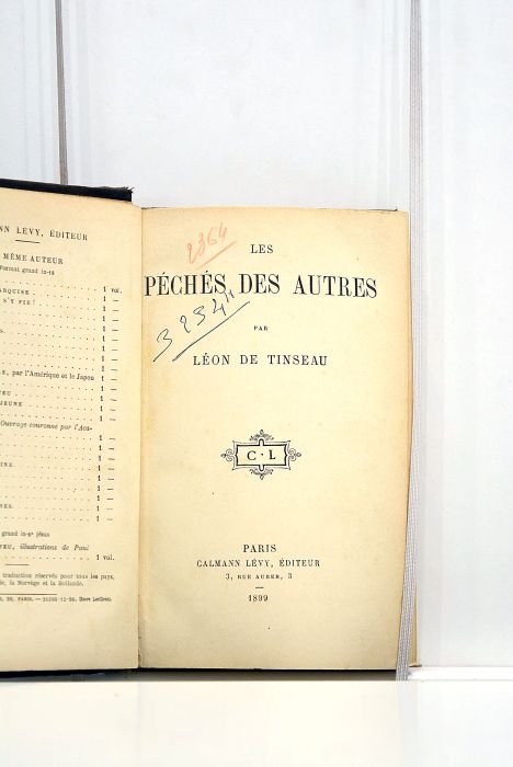 Les péchés des autres.